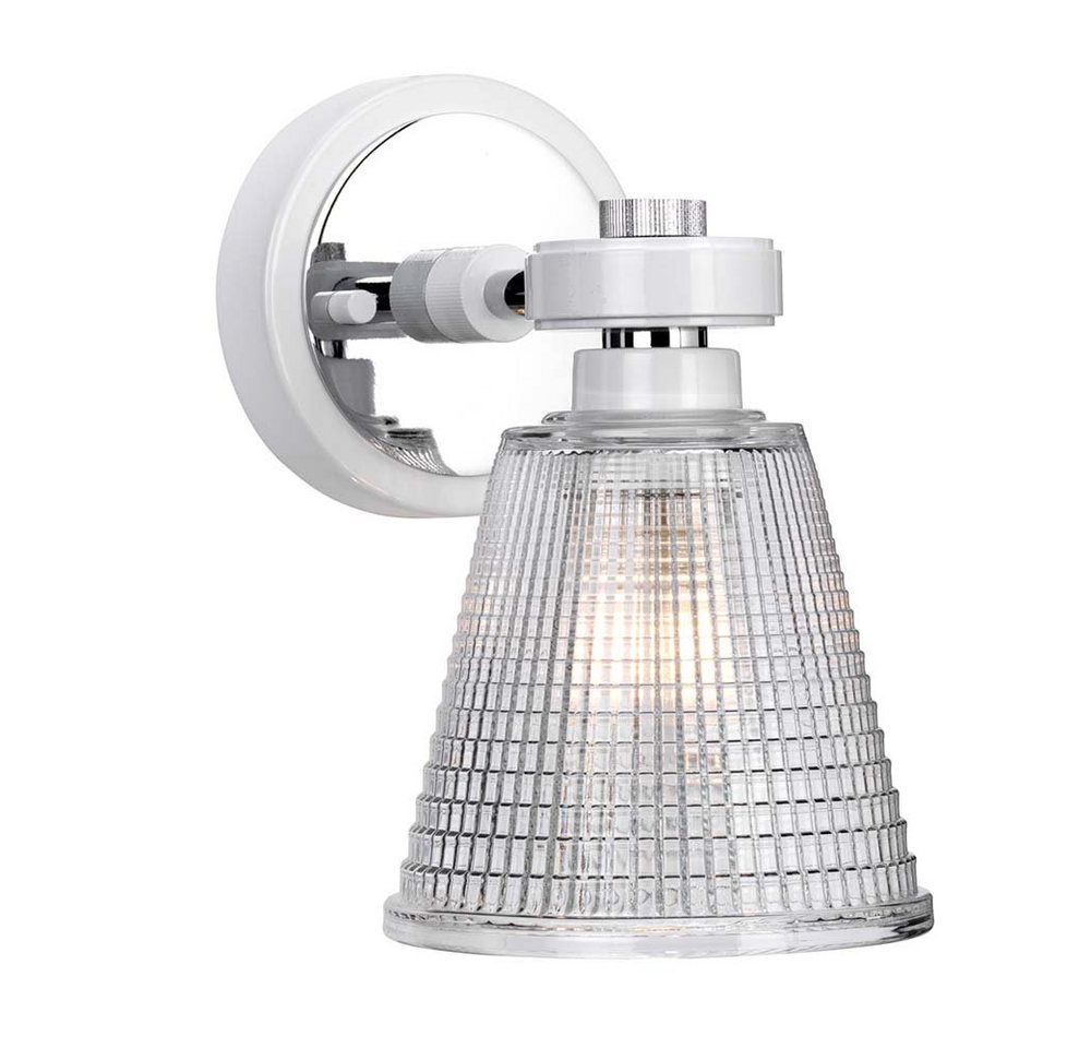 etc-shop LED Wandleuchte, Leuchtmittel inklusive, Warmweiß, Wandleuchte Lampe Badezimmerleuchte Spiegellampe LED Flurleuchte chrom von etc-shop