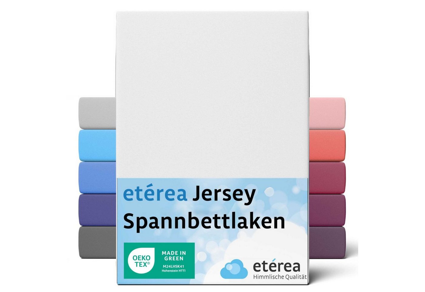 Spannbettlaken etérea Comfort Jersey Spannbettlaken, etérea Himmlische Qualität, Jersey, Gummizug: rundum, (1 Stück) von etérea Himmlische Qualität