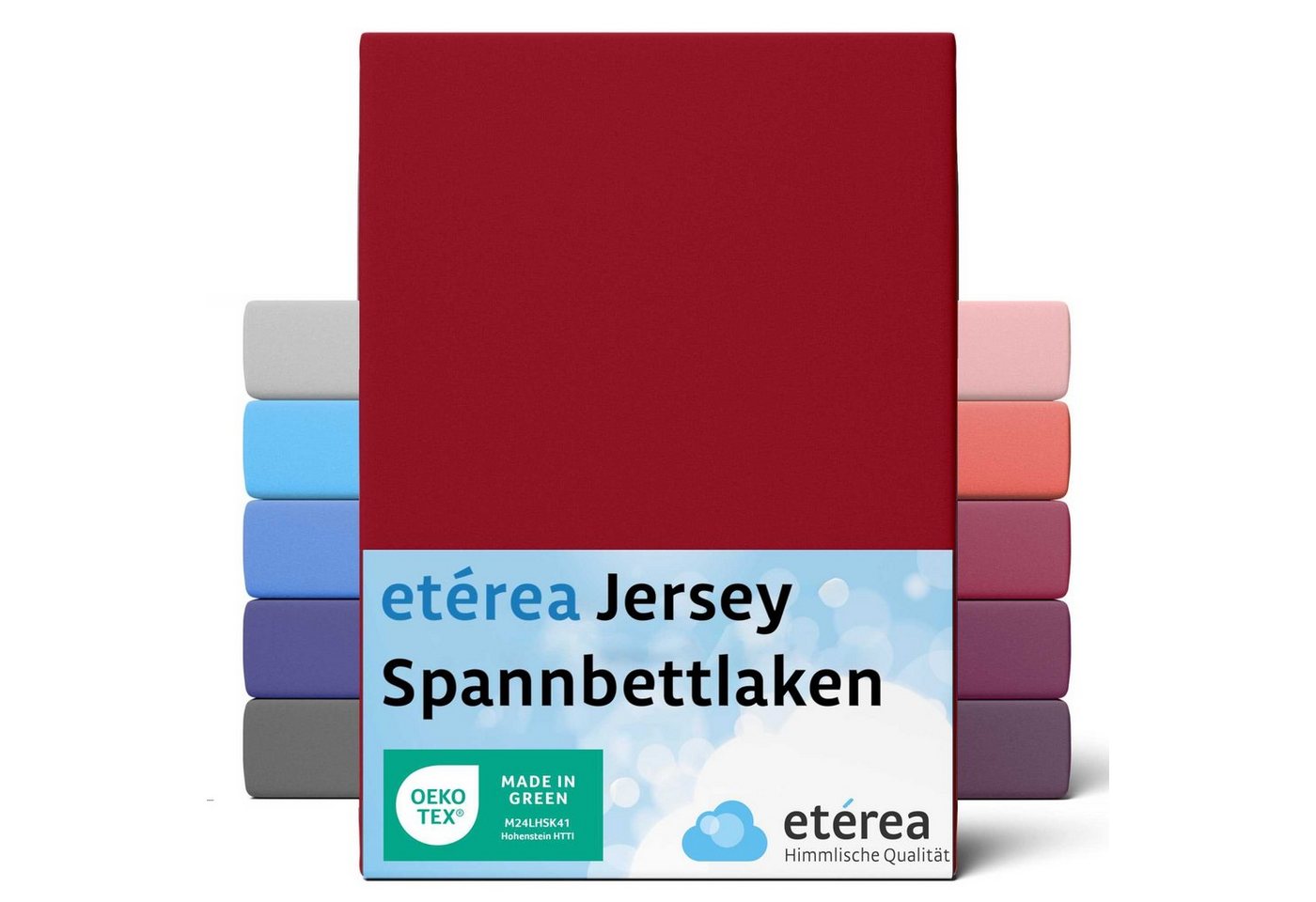 Spannbettlaken etérea Comfort Jersey Spannbettlaken, etérea Himmlische Qualität, Jersey, Gummizug: rundum, (1 Stück) von etérea Himmlische Qualität