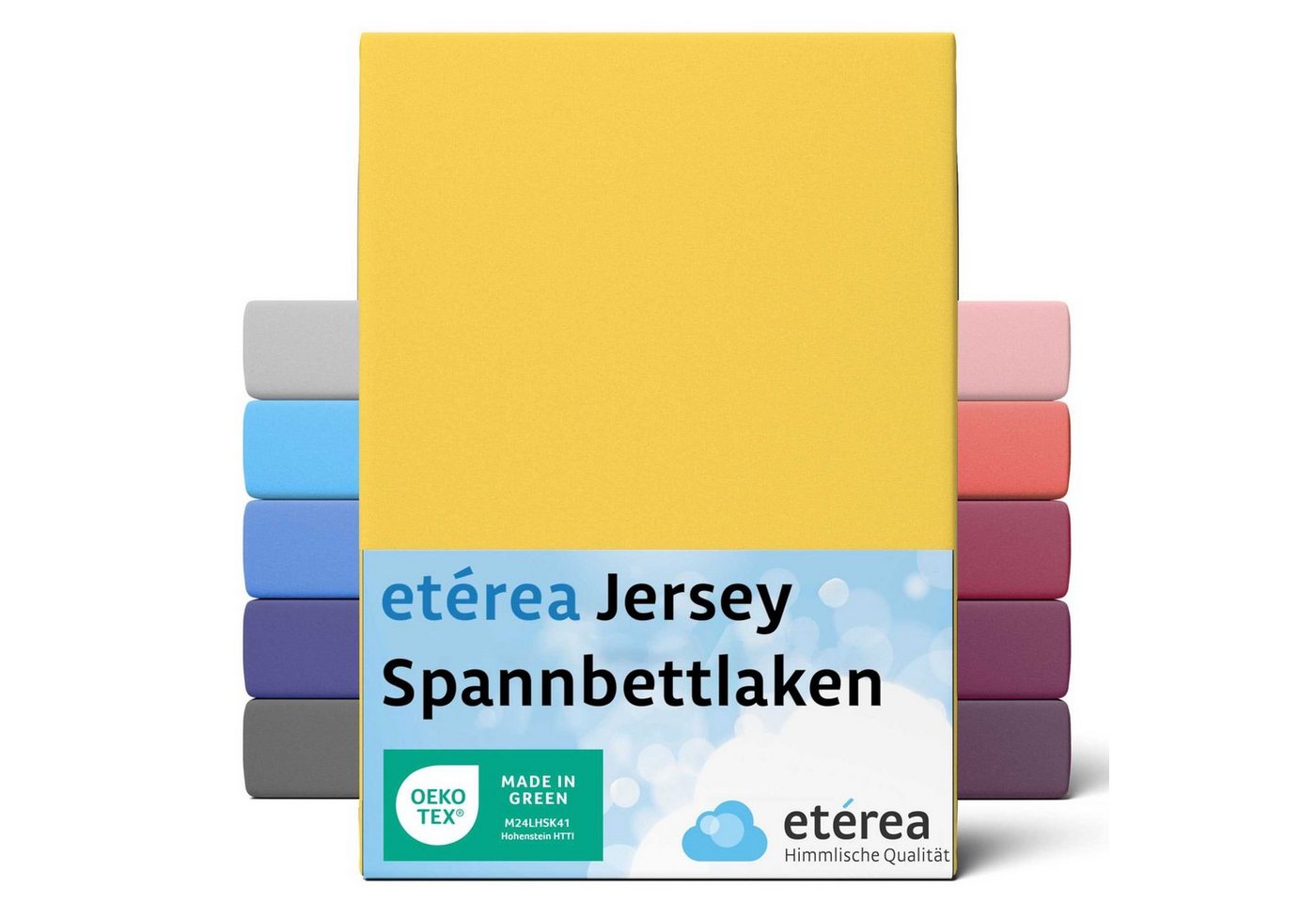 Spannbettlaken etérea Comfort Jersey Spannbettlaken, etérea Himmlische Qualität, Jersey, Gummizug: rundum, (1 Stück) von etérea Himmlische Qualität