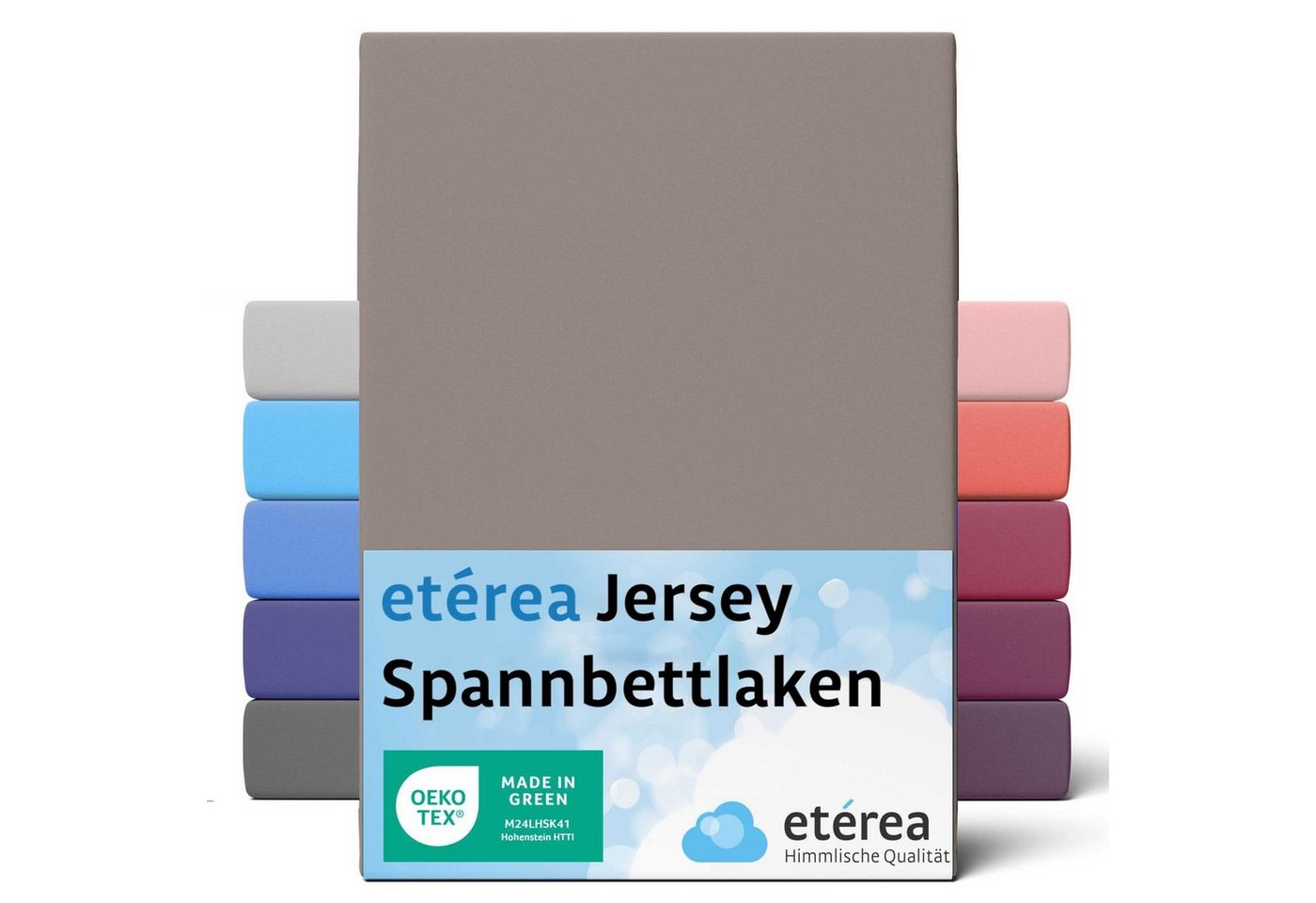 Spannbettlaken etérea Comfort Jersey Spannbettlaken, etérea Himmlische Qualität, Jersey, Gummizug: rundum, (1 Stück) von etérea Himmlische Qualität