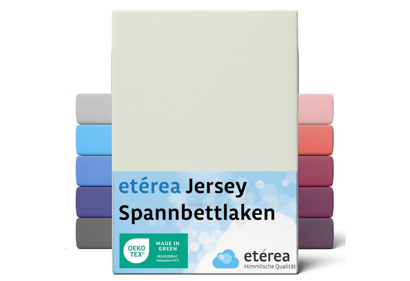 Spannbettlaken etérea Comfort Jersey Spannbettlaken, etérea Himmlische Qualität, Jersey, Gummizug: rundum, (1 Stück) von etérea Himmlische Qualität