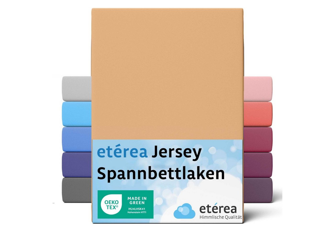 Spannbettlaken etérea Comfort Jersey Spannbettlaken, etérea Himmlische Qualität, Jersey, Gummizug: rundum, (1 Stück) von etérea Himmlische Qualität