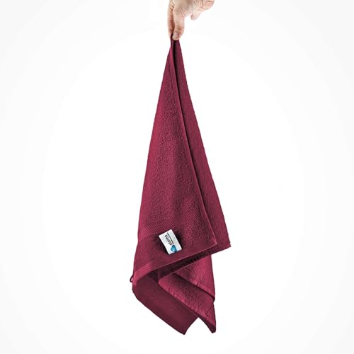 etérea Handtücher 50x100 cm Bordeaux Carli Handtuch Bordeaux 100% Baumwolle Qualitäts Frottierware 500 g/m² Handtuch 50x100 cm Bordeaux von etérea Himmlische Qualität