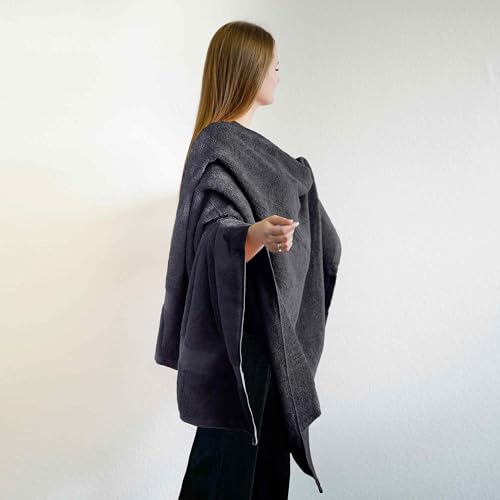 etérea Carli Frottee Handtücher Set - 100% Baumwolle - Oekotex 500 GSM - Bath Towel Frottiertücher - Badetuch, Badehandtuch Groß 100x150 cm- Graphit etérea Carli Frottee Handtücher Set - 100% Baumwolle - Oekotex 500 GSM - Bath Towel Frottiertücher - Badetuch, Badehandtuch Groß 100x150 cm- Graphit von etérea Himmlische Qualität
