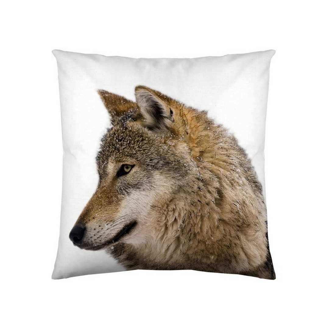 etérea Dekokissen Kissenhülle Husky Braun 40x40 cm von etérea Himmlische Qualität