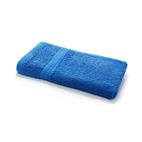 etérea Handtuch Serie Basic Gästetuch - 100% Baumwolle und Oeko Tex Standard 100 - weich und saugstark - Qualitäts Frottierware 500 g/m² Farbe: Hellblau, Größe: 30x50 cm von etérea Himmlische Qualität