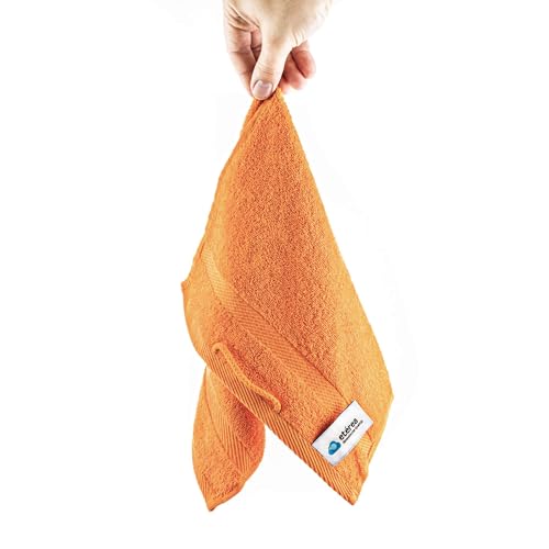 ETÉREA® Gästehandtücher 30x50cm [100% Baumwolle] - Carli Safran - Frottee Gästehandtuch weich und saugstark - Handtuch 30x50cm - OeKOTEX Zertifiziert - Bath Towel - Qualitäts Frottierware 500 g/m² von etérea Himmlische Qualität