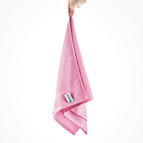 etérea Handtücher 50x100 cm Rosa Carli Handtuch Rosa 100% Baumwolle Qualitäts Frottierware 500 g/m² Handtuch 50x100 cm Rosa von etérea Himmlische Qualität