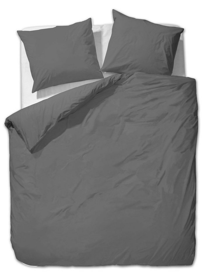 etérea Himmlische Qualität Bettwäsche etérea Mako Satin Uni Bettwäsche Einfarbig, Mako-Satin, 2 teilig von etérea Himmlische Qualität