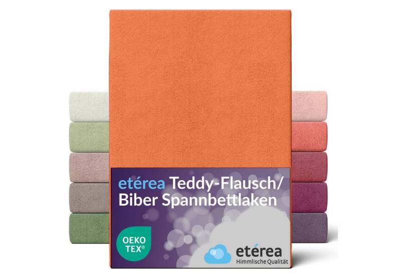 etérea Himmlische Qualität Spannbettlaken etérea Teddy Flausch Spannbettlaken 90x200 -, Baumwollmischung, Gummizug: rundum, (1 Stück) von etérea Himmlische Qualität