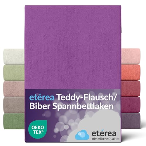 etérea Teddy Flausch Spannbettlaken 140x200-160x200 cm Pflaume für 15-25cm Steghöhe 80% Baumwolle 20% Polyester - Oekotex Spannbetttuch Matratzen Bett Bezug - Bettlaken 140x200cm - 160x200cm Violett etérea Teddy Flausch Spannbettlaken 140x200-160x200 cm Pflaume für 15-25cm Steghöhe 80% Baumwolle 20% Polyester - Oekotex Spannbetttuch Matratzen Bett Bezug - Bettlaken 140x200cm - 160x200cm Violett von etérea Himmlische Qualität