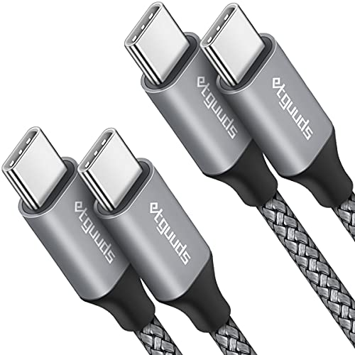 etguuds USB C auf USB C Kabel 1M Grau, 2Stück 60W USB C Ladekabel Nylon Schnellladekabel für iPhone 15 Pro, Samsung Galaxy S24 S23 S22 Ultra Note 20 A53 A54 A70, Pixel 7/8 usw etguuds USB C auf USB C Kabel 1M Grau, 2Stück 60W USB C Ladekabel Nylon Schnellladekabel für iPhone 15 Pro, Samsung Galaxy S24 S23 S22 Ultra Note 20 A53 A54 A70, Pixel 7/8 usw von etguuds