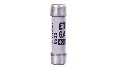Zylinder-Sicherungseinsatz 8x32mm 6A gG 400V CH8 002610005 eti-polam 5904722907386 von eti-polam