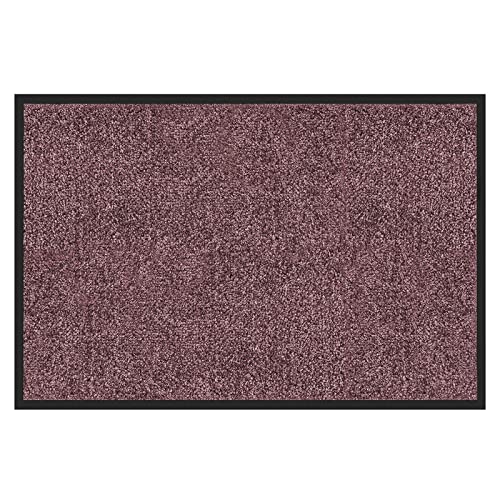etm Hochwertige Fußmatte | schadstoffgeprüft | bewährte Eingangsmatte in Gewerbe & Haushalt | Schmutzfangmatte mit Top-Reinigungswirkung | Sauberlaufmatte waschbar & rutschfest (120x300 cm, Lila) von etm