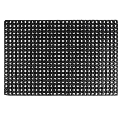 etm Ringgummimatte 100 x 200 cm - Wabenmatte - Fußmatte aus Gummi - Türvorleger, Schmutzfangmatte - idealer Rasenschutz für Spielplätze und Gärten - Rasengitter Octodoor etm Ringgummimatte 100 x 200 cm - Wabenmatte - Fußmatte aus Gummi - Türvorleger, Schmutzfangmatte - idealer Rasenschutz für Spielplätze und Gärten - Rasengitter Octodoor von etm