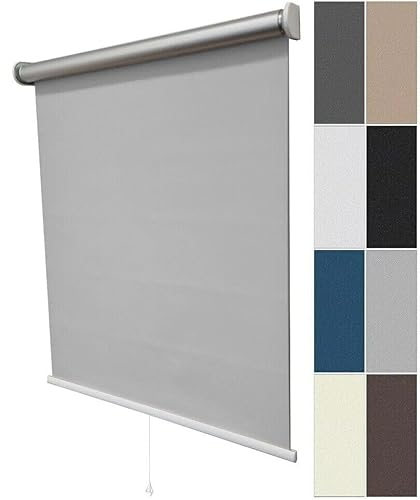 etusimo Thermorollo Verdunkelungsrollo Springrollo Fensterrollo Sonnenschutzrollo Rollo (80 x 180 cm, Beige) von etusimo