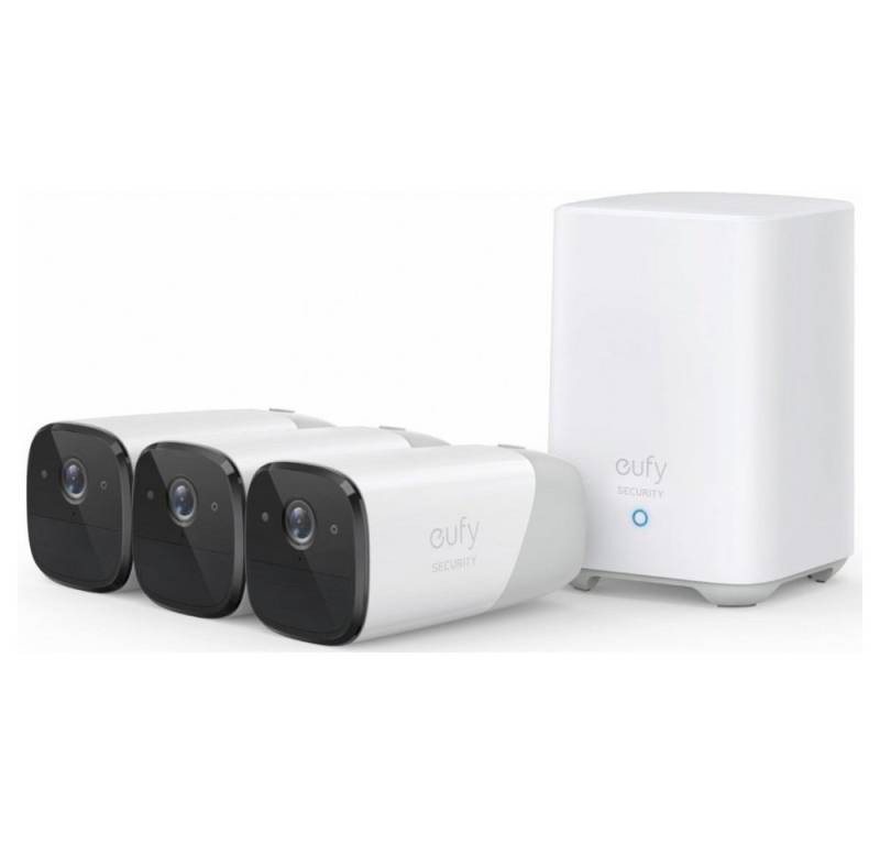 eufy Security Überwachungskamera T88523D2 Cam 2 Pro 3+1 Kit - Überwachungskamera - weiß von eufy Security