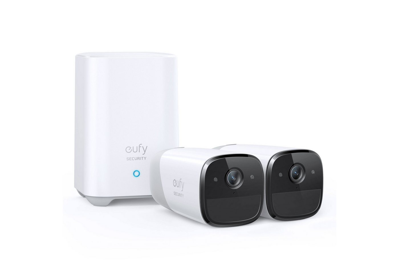 eufy Security eufyCam 2 Pro Überwachungskamera (Doppel-Kamera-Set, Kabellose, 2-Cam-Set, ‎Nachtsicht) von eufy Security