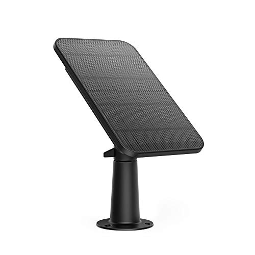 eufy Security eufyCam Solar Panel, effizientes 2.6W Solarpanel für eufyCam, IP65 Wasserschutzklasse, Schwarz von eufy Security