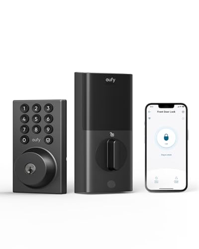 eufy Smart Lock C30, Keyless Entry Door Lock, Built-in WiFi Deadbolt, Smart Lock for Front Door, No Bridge Required, Easy Installation, App Remote Control, Auto Lock eufy Smart Lock C30, Keyless Entry Door Lock, Built-in WiFi Deadbolt, Smart Lock for Front Door, No Bridge Required, Easy Installation, App Remote Control, Auto Lock von eufy Security