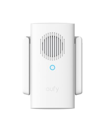 eufy WLAN Repeater, Dual-Band 2,4GHz & 5GHz, Reichweitenverstärker für eufy WLAN Kameras und Türklingeln, Chime für eufy Türklingel E340/C30/C31, kompatibel mit eufy Geräten, einfache Installation von eufy Security