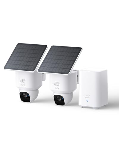 eufy eufyCam Solo E30, 2er-Pack Solar Überwachungskamera mit HomeBase S280, 360° Schwenk, KI-Tracking, 2K-Qualität, Kabellos, eufy Außen-Sicherheitskamera, Ohne Monatliche ABO-Kosten eufy eufyCam Solo E30, 2er-Pack Solar Überwachungskamera mit HomeBase S280, 360° Schwenk, KI-Tracking, 2K-Qualität, Kabellos, eufy Außen-Sicherheitskamera, Ohne Monatliche ABO-Kosten von eufy Security