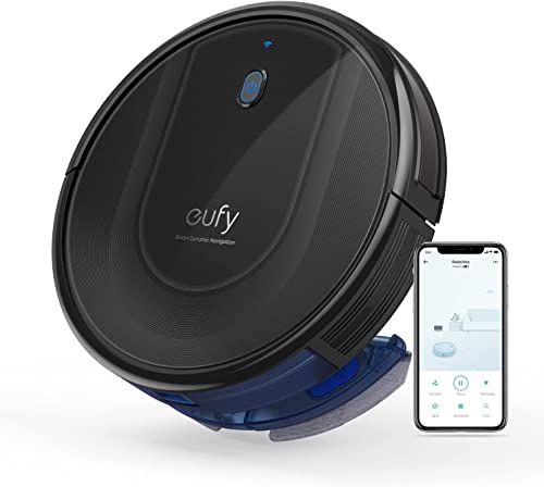 eufy Saugroboter mit Wischfunktion, RoboVac G10 Hybrid, Smart Dynamic Navigation, 2-in-1 Sauger & Wischmopp Roboterstaubsauger, 2000Pa Saugkraft, Selbstaufladend(Schwarz)(Generalüberholt) von eufy