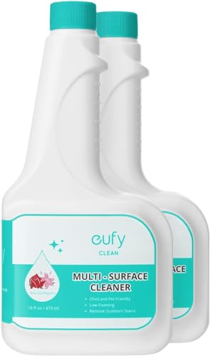 eufy RoboVac Hard Floor Cleaning Solution (2 Bottles), Compatible with all 2-in-1 RoboVacs, 16 fl oz / 473 ml, Floor Cleaner von eufy