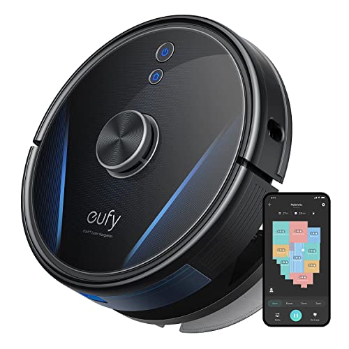 eufy RoboVac LR30 Hybrid Saugroboter mit Wischfunktion, 3000Pa Saugleistung, iPath Laser Navigation, Multi Stockwerk Kartierung, App, Regulierbarer Wasserbehälter, Kompatibel mit Alexa von eufy