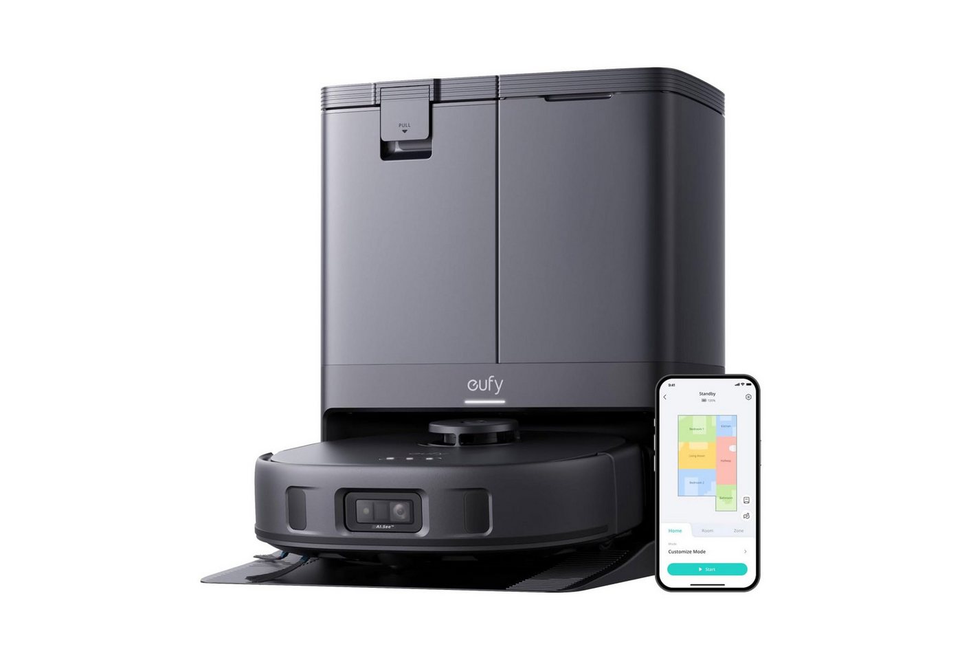 eufy Saugroboter X10 Pro Omni, Betriebsdauer bis zu 180 min. eufy Saugroboter X10 Pro Omni, Betriebsdauer bis zu 180 min. von eufy