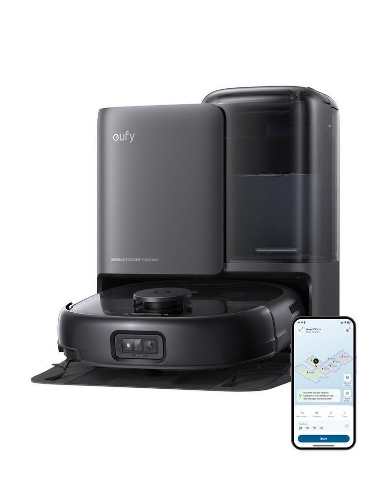 eufy Saugroboter eufy Omni E25 HydroJet Saugroboter, always clean mop von eufy