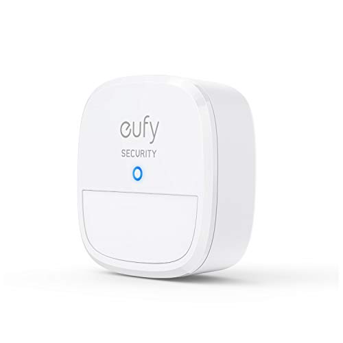 eufy Security Bewegungssensor, Sicherheitssystem mit Alarm, 100° Blickfeld, 9m Reichweite, 2 Jahre Akku, Einstellbare Empfindlichkeit, Steuert HomeBase Überwachungsgeräte, HomeBase notwendig von eufy Security