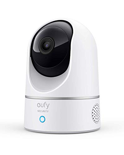 eufy Security Indoor Cam E220, 2K Überwachungskamera, Schwenk-Neige-Sicherheitskamera, WLAN, Personenerkennung, Nachtsicht, Bewegungssensor, HomeBase nicht kompatibel(Generalüberholt) von eufy Security