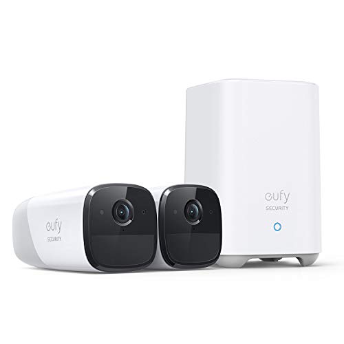 eufy Security eufyCam 2 Pro, Kabellose Überwachungskamera, Sicherheitssystem 365 Tage Akkuleistung, HomeKit Kompatibilität, 2K Auflösung, IP67 Wasserschutzklasse, Nachtsicht, 2-Cam-Set von eufy Security