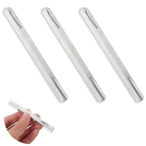 eupdd 3 Stück 150mm Türgriff Spindelstange: 8mm Vierkantstift, für Drückerpaar, Türgriffe, Befestigungsstift Türgriff, Türbeschlag Vierkant Stift, Verzinkter Stahl Ersatz Vierkantstift von eupdd