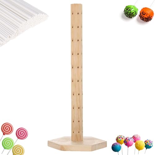 eupdd Holz-Cake-Pop-Ständer: Lollipop-Halter aus Holz, Süßigkeiten-Tischdisplay für Hochzeit, Geburtstag, Babyparty, Partys – robust und einfach zu Montie eupdd Holz-Cake-Pop-Ständer: Lollipop-Halter aus Holz, Süßigkeiten-Tischdisplay für Hochzeit, Geburtstag, Babyparty, Partys – robust und einfach zu Montie von eupdd