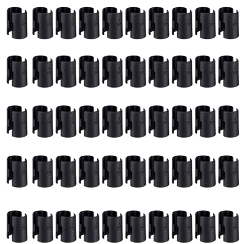 Drahtregal -Clips -Regal -Schleusen -Clips Regale Slubrohr Fixierung 50pcs (25 Pack) Clip von eurNhrN