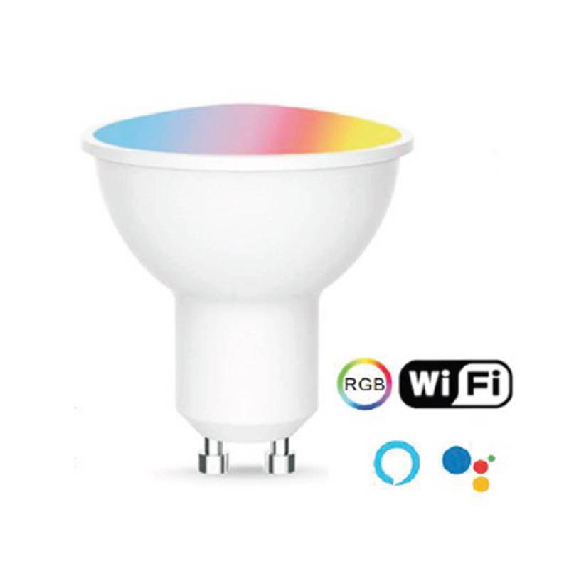 LED-Reflektor GU10 5W RGBW Tuya WiFi 38° von euroLighting