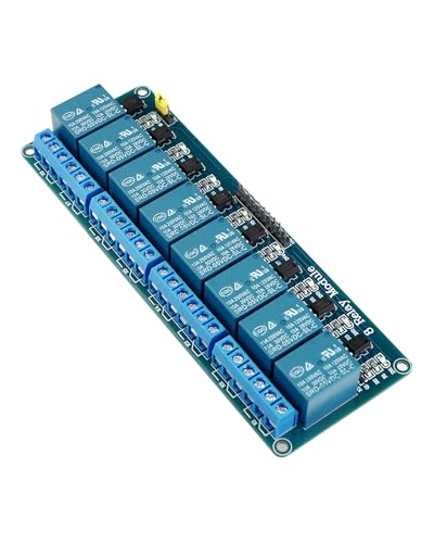euroharry 8 Kanal Relais Modul DC 5V Relaismodul mit Optokoppler für Raspberry Pi Arduino TTL Logik PIC DSP AVR ARM Relais (8 Kanal Relais) von euroharry