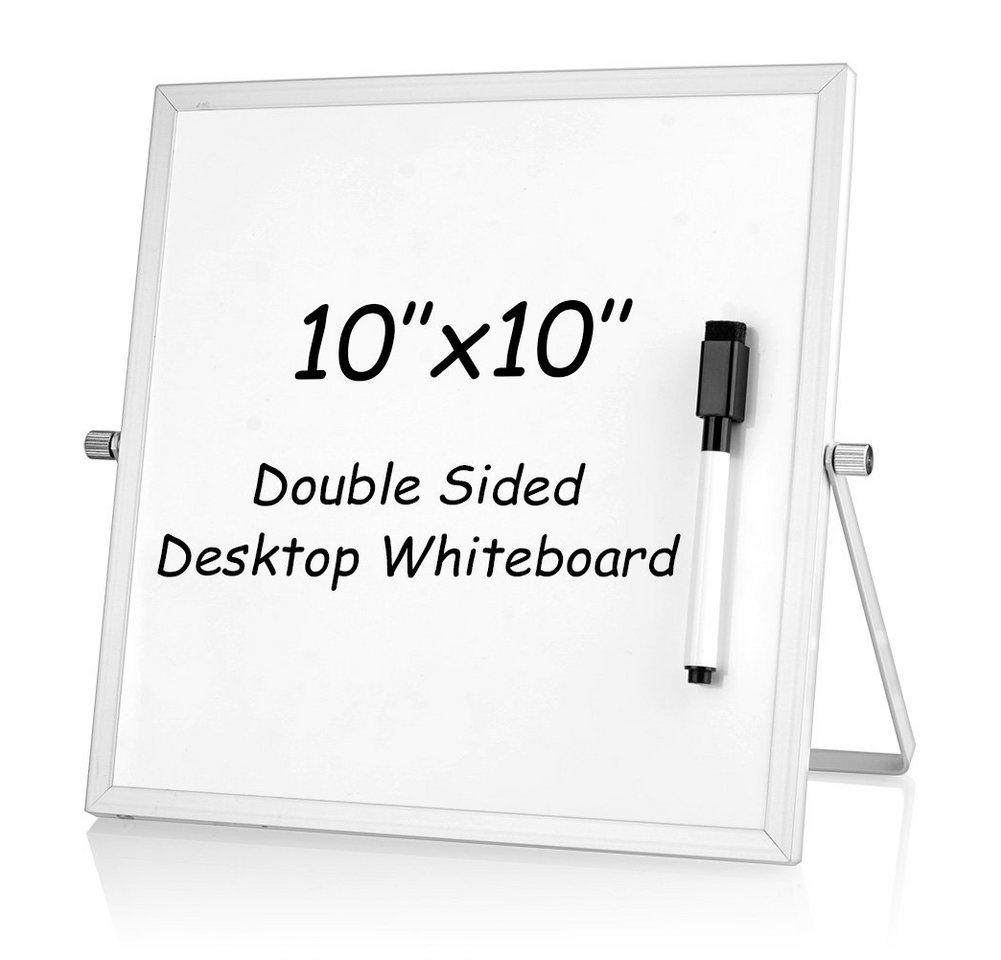 euroharry Memoboard Kleines mini Trockenlöschen Whiteboard Weiße Kleines Tafel Desktop von euroharry