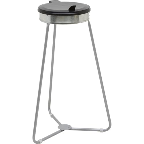 eurokraft | Müllsackhalter mit Abfallsäcken | Volumen 120 l | 10 Rollen à 25 Stk | Deckel schwarz | Abfallsäcke transparent eurokraft | Müllsackhalter mit Abfallsäcken | Volumen 120 l | 10 Rollen à 25 Stk | Deckel schwarz | Abfallsäcke transparent von eurokraft