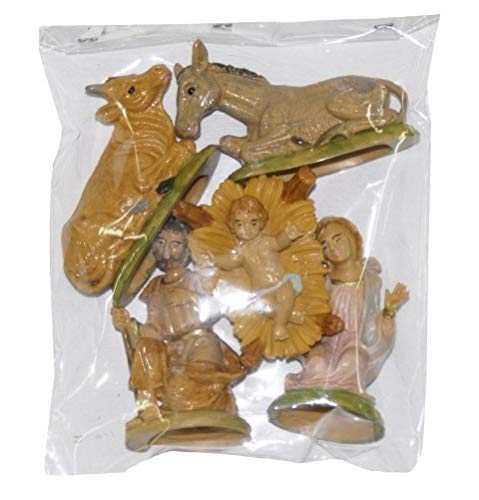 EuroMarken Nativität, Set 9 cm, 5 Stück, Mehrfarbig EuroMarken Nativität, Set 9 cm, 5 Stück, Mehrfarbig von Euromarchi