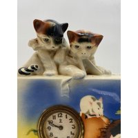 Antike Uhr - Katze Und Maus Kätzchen von europeanpickersshop