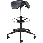 Euroseats Ergonomischer Hocker Matera Nylon Lagre Schwarz von euroseats