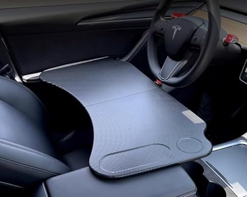 ev-goodies.de Tisch für Tesla Model 3, Y, S, X Laptop- und Pausen, Faltbarer Tisch, ESS- Tisch, Tesla geeignetes Zubehör von ev-goodies.de