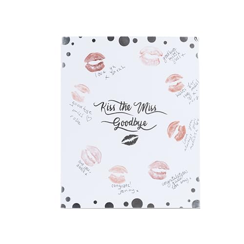 evelay Kiss The Miss Junggesellinnenabschied Brides Made Game Accessories Goodbye Silberfolie Geschenk Andenken Braut to be von evelay