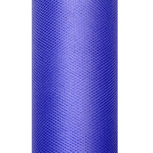 eventkauf Tüll Rolle 9m x 15cm Tischläufer Dekostoff (Blau) von eventkauf