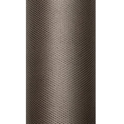 eventkauf Tüll Rolle 9m x 15cm Tischläufer Dekostoff (Caffee) von eventkauf