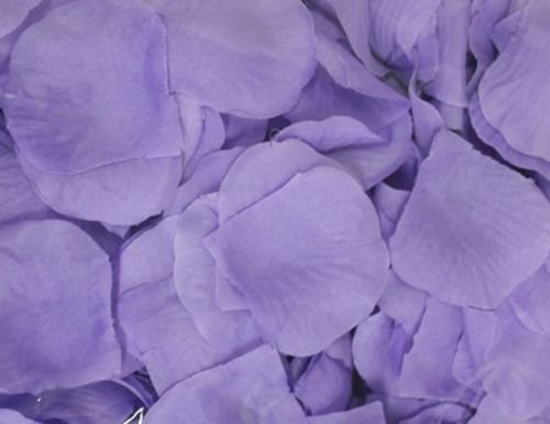 eventkauf 100 Rosenblätter Streudeko Blütenblätter Textil (Flieder) von eventkauf